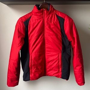 Red & Black Nike Winter Coat